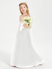 Sparkling Sequined Junior Bridesmaids Gown Ivory