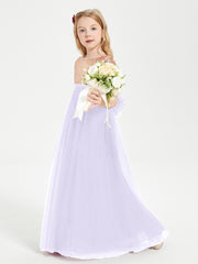 Sparkling Sequined Junior Bridesmaids Gown Lilac