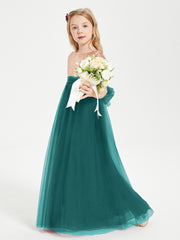 Sparkling Sequined Junior Bridesmaids Gown Peacock