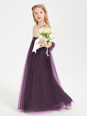 Sparkling Sequined Junior Bridesmaids Gown Plum