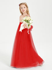 Sparkling Sequined Junior Bridesmaids Gown Red