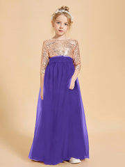 Sparkling Sequined Junior Bridesmaids Gown Regency