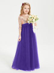 Sparkling Sequined Junior Bridesmaids Gown Regency