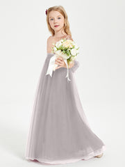 Sparkling Sequined Junior Bridesmaids Gown Silver