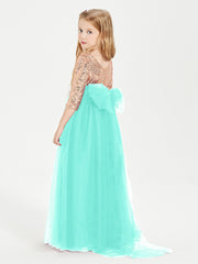 Sparkling Sequined Junior Bridesmaids Gown Spa