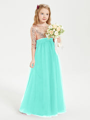 Sparkling Sequined Junior Bridesmaids Gown Spa