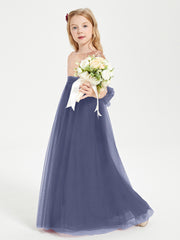 Sparkling Sequined Junior Bridesmaids Gown Stormy