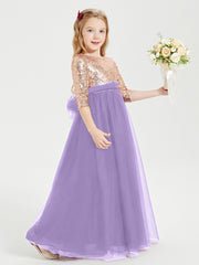 Sparkling Sequined Junior Bridesmaids Gown Tahiti