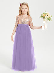 Sparkling Sequined Junior Bridesmaids Gown Tahiti