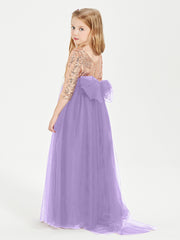 Sparkling Sequined Junior Bridesmaids Gown Tahiti