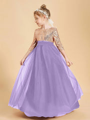Sparkling Sequined Junior Bridesmaids Gown Tahiti