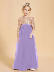 Sparkling Sequined Junior Bridesmaids Gown Tahiti