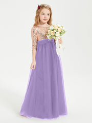 Sparkling Sequined Junior Bridesmaids Gown Tahiti