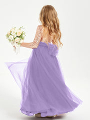 Sparkling Sequined Junior Bridesmaids Gown Tahiti
