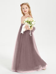 Sparkling Sequined Junior Bridesmaids Gown Vintage Mauve