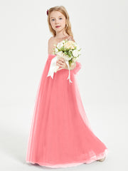 Sparkling Sequined Junior Bridesmaids Gown Watermelon