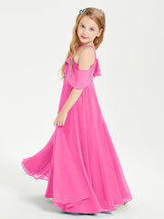 Off-the-Shoulder Long Dresses for Junior Bridesmaids Azalea