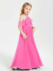 Off-the-Shoulder Long Dresses for Junior Bridesmaids Azalea