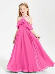 Off-the-Shoulder Long Dresses for Junior Bridesmaids Azalea