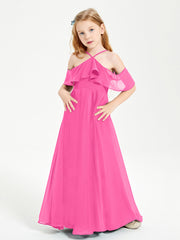 Off-the-Shoulder Long Dresses for Junior Bridesmaids Azalea