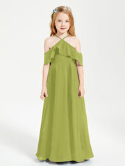 Off-the-Shoulder Long Dresses for Junior Bridesmaids Clover