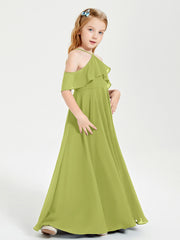 Off-the-Shoulder Long Dresses for Junior Bridesmaids Clover