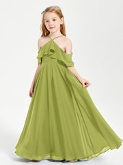 Off-the-Shoulder Long Dresses for Junior Bridesmaids Clover