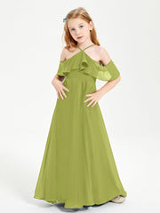 Off-the-Shoulder Long Dresses for Junior Bridesmaids Clover