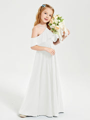 Off-the-Shoulder Long Dresses for Junior Bridesmaids Ivory