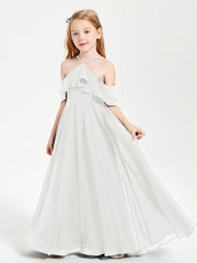 Off-the-Shoulder Long Dresses for Junior Bridesmaids Ivory