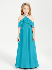 Off-the-Shoulder Long Dresses for Junior Bridesmaids Jade