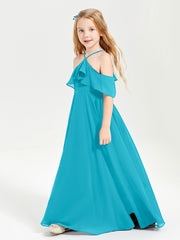 Off-the-Shoulder Long Dresses for Junior Bridesmaids Jade