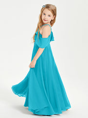 Off-the-Shoulder Long Dresses for Junior Bridesmaids Jade