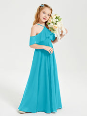 Off-the-Shoulder Long Dresses for Junior Bridesmaids Jade