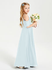 Off-the-Shoulder Long Dresses for Junior Bridesmaids Mist