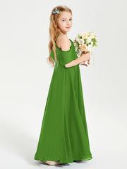 Off-the-Shoulder Long Dresses for Junior Bridesmaids Moss