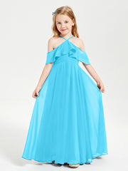 Off-the-Shoulder Long Dresses for Junior Bridesmaids Pool