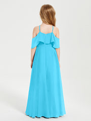 Off-the-Shoulder Long Dresses for Junior Bridesmaids Pool