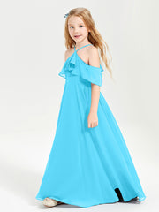 Off-the-Shoulder Long Dresses for Junior Bridesmaids Pool