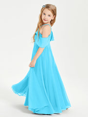 Off-the-Shoulder Long Dresses for Junior Bridesmaids Pool