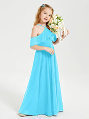 Off-the-Shoulder Long Dresses for Junior Bridesmaids Pool