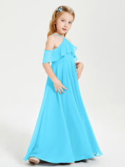 Off-the-Shoulder Long Dresses for Junior Bridesmaids Pool
