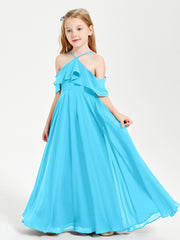 Off-the-Shoulder Long Dresses for Junior Bridesmaids Pool