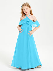 Off-the-Shoulder Long Dresses for Junior Bridesmaids Pool