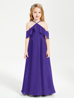 Off-the-Shoulder Long Dresses for Junior Bridesmaids Regency