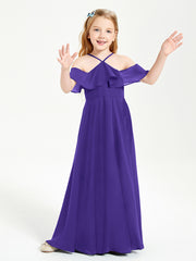 Off-the-Shoulder Long Dresses for Junior Bridesmaids Regency