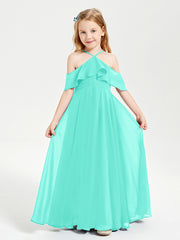 Off-the-Shoulder Long Dresses for Junior Bridesmaids Spa