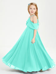 Off-the-Shoulder Long Dresses for Junior Bridesmaids Spa