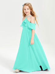 Off-the-Shoulder Long Dresses for Junior Bridesmaids Spa
