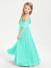 Off-the-Shoulder Long Dresses for Junior Bridesmaids Spa